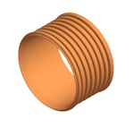 Manguito pasante H-H - superficie corrugada DN630